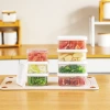 Wholesale of mini portable storage boxes for kitchen refrigerated food, including small portions of grains, cereals and scallions details Picture